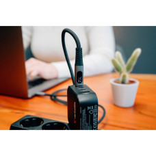 Дата кабель USB-C to USB-C 1.2m with display 100W black Verbatim (31848)