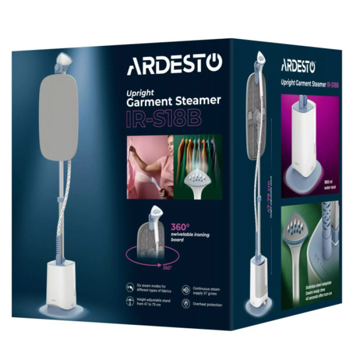 Відпарювач для одягу Ardesto IR-S18B