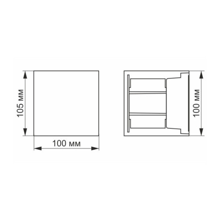 Світильник Videx LED AR04 IP54  6W 2700K (VL-AR04-062B)