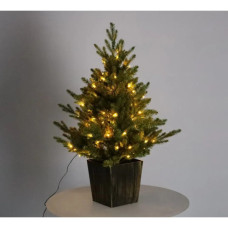 Штучна ялинка Chomik в горщику з підсвіткою 90 LED, 90 см (5900779899087)
