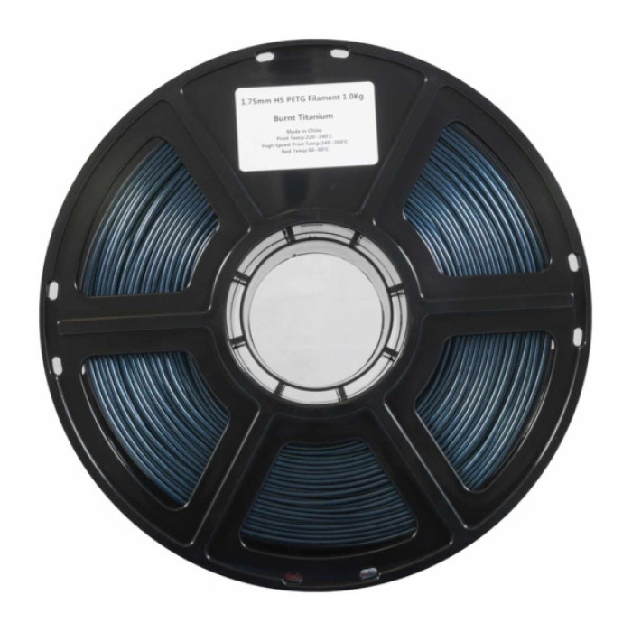 Пластик для 3D-принтера Flashforge PETG High Speed 1,75mm 1kg Burnt Titan (90009601001)