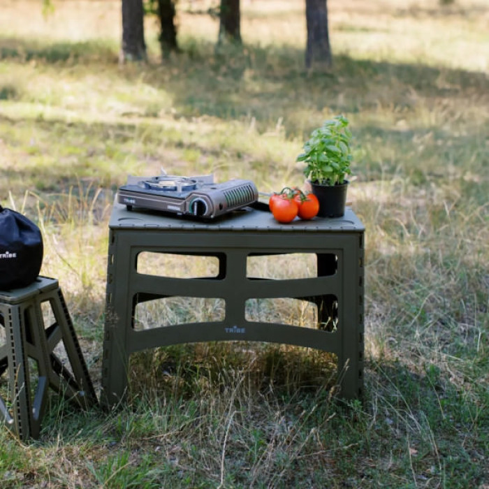 Туристичний стіл Tribe Camp Table High пластиковий Olive (T-EF-0004-olive)