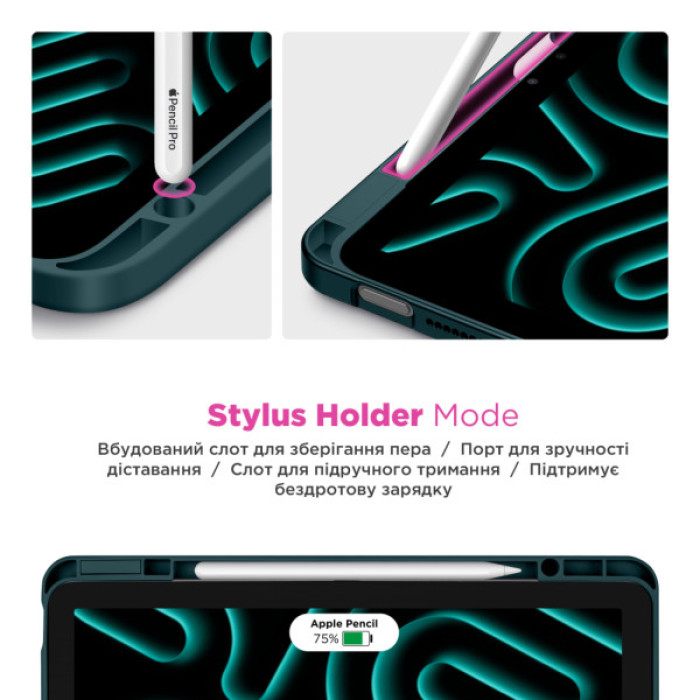 Чохол до планшета Armorstandart Y-Type PEN Xiaomi Redmi Pad 2 Pine Green (ARM87409)