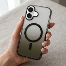 Чохол до мобільного телефона BeCover FIBRA Shock-Proof MagSafe Apple iPhone 17 Black (715439)