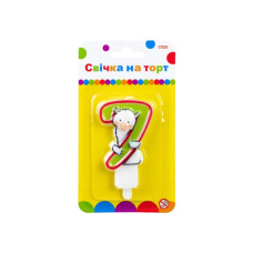 Свічка Maxi Llama "7" висотою 7,62 см (MX622068-7)
