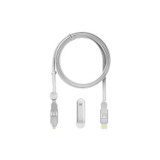 Дата кабель 6in1 inCharge XL 2.0m white Rolling Square (XLM02R)