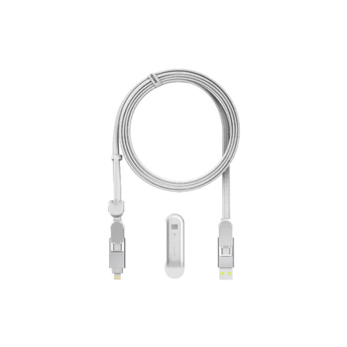 Дата кабель 6in1 inCharge XL 2.0m white Rolling Square (XLM02R)