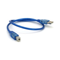 Кабель для принтера USB 2.0 AM/BM 0.5m blue Ritar (YT-AM/BM-0.5TBL)