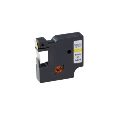 Стрічка для принтера етикеток UKRMARK RL-D-45018P-BK/YE, аналог DYMO S0720580, 12мм х 7м. (900299)