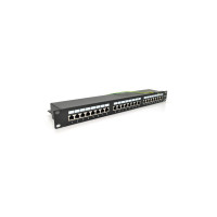 Патч-панель 19" 24хRJ-45 FTP 1U cat.5e PiPo (PP245191UFTP)