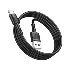 Дата кабель USB 2.0 AM to USB-C 1.0m 3A PVC X83 black HOCO (6931474770905)