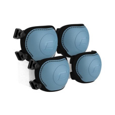 Комплект захисту Scoot&Ride сіро-синій, для дитини XXS, до 25 кг (SR-230925-STEEL)