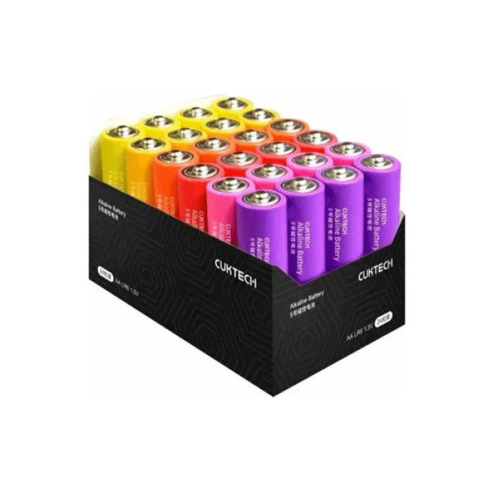 Батарейка CUKTECH AA rainbow alkaline battery * 24 (CUKAAB08CNCM)