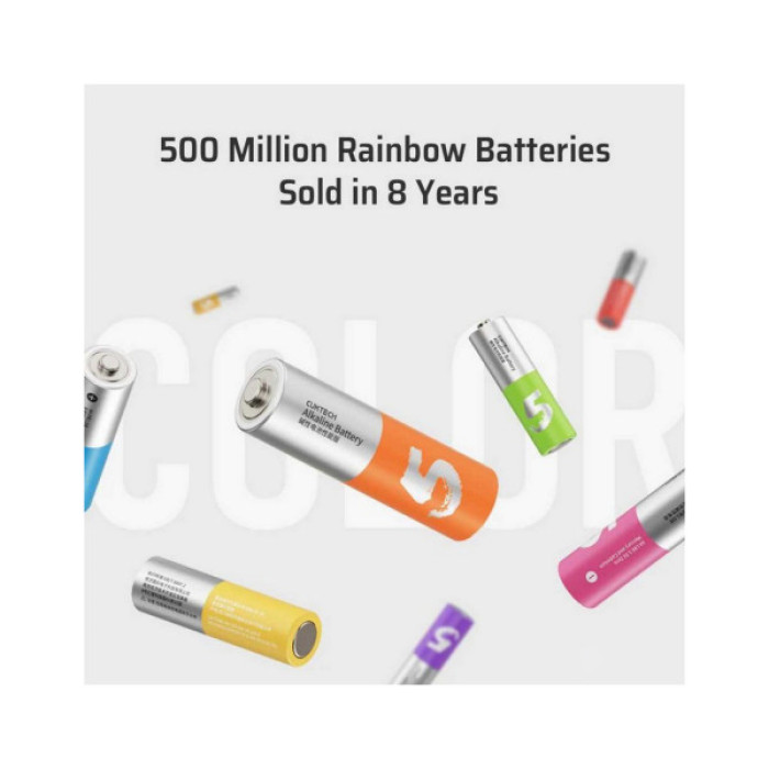 Батарейка CUKTECH AA rainbow alkaline battery * 24 (CUKAAB08CNCM)
