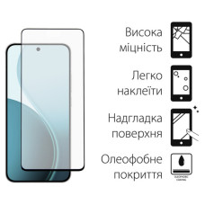 Скло захисне Dengos OPPO Reno14 / Reno14 F / Reno14 FS 5G Black 2 pcs (DG-TG2P-93)