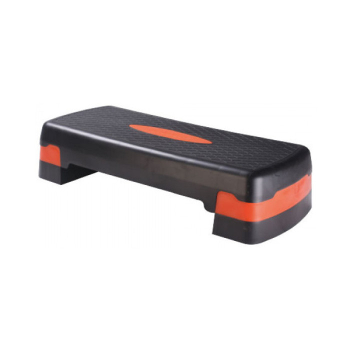 Степ-платформа LiveUp Power Step LS3168A чорний/помаранчевий 68х28х10 см (6951376107180)