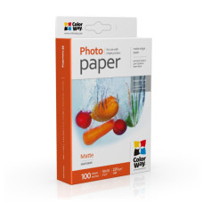 Фотопапір ColorWay 10x15, 220г, matte, 100л (PM2201004R_OEM)
