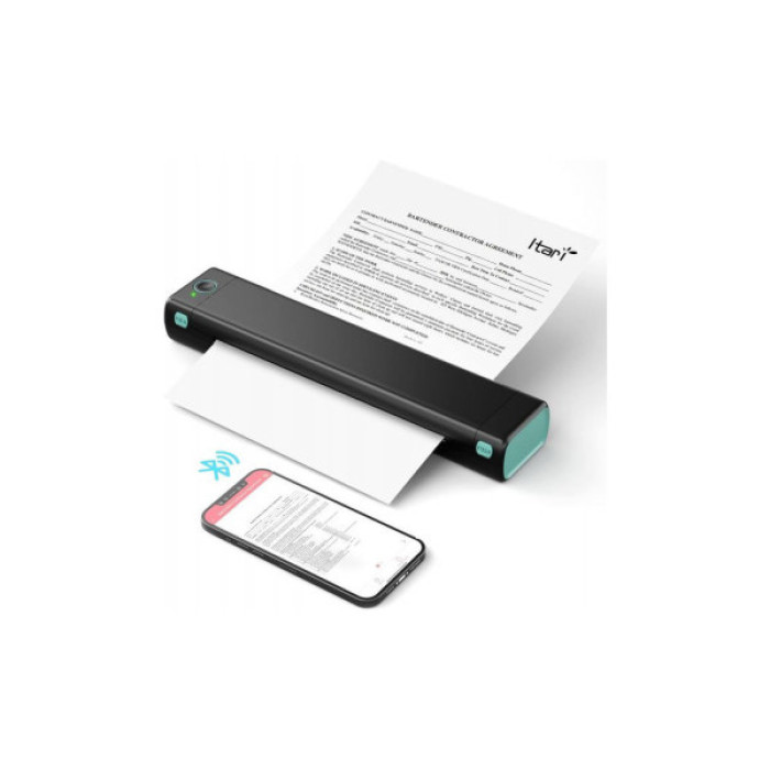 Принтер чеків UKRMARK M08-BK А4, Bluetooth, USB, чорний (900781)