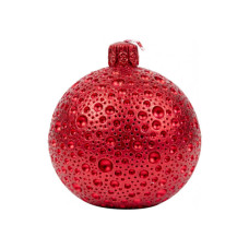 Свічка Novogod`ko Куля 9*9см, червона, парафін (974671)