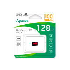 Карта пам'яті Apacer 128GB microSD class 10 UHS-I V10 A1 (AP128GMCSX10UB-RA)