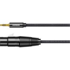 Кабель мультимедійний 3.5mm M to XLR F 1.0m AV182 black Ugreen (20763)