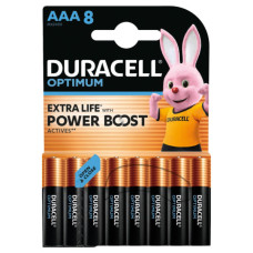 Батарейка Duracell Optimum AAA лужні 8 шт. в упаковці (5015602)