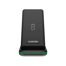 Зарядний пристрій Canyon WS- 304 Foldable 3in1 Wireless charger (CNS-WCS304B)