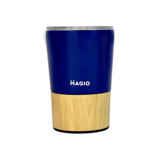 Термокружка Magio Бамбук 400 мл Синя (MG-1044I)