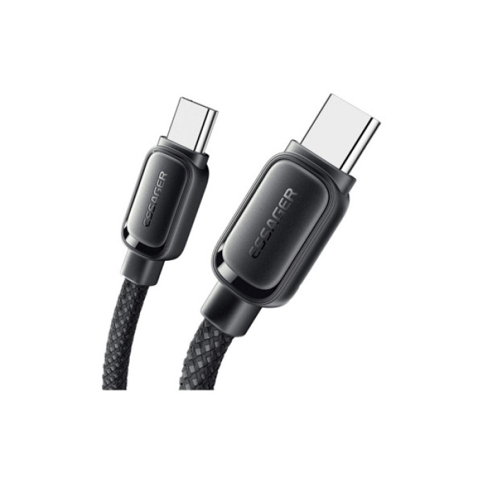Дата кабель USB-C to USB-C 1.0m 100W black Essager (EXCTT1-TD01-P)