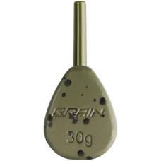 Грузило Brain In-Line Flat Lead 30g 2шт/уп Green (1858.32.02)