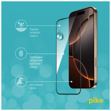Скло захисне Piko Full Glue Apple iPhone 16 Pro Max Black (1283126593413)