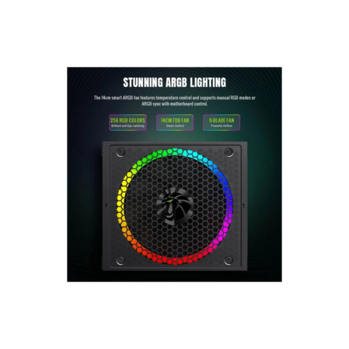 Блок живлення Gamemax 850W (RGB 850G)