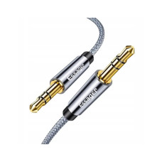Кабель мультимедійний 3.5mm M to 3.5mm M 5.0m gray Essager (EYP35-DYD0G)