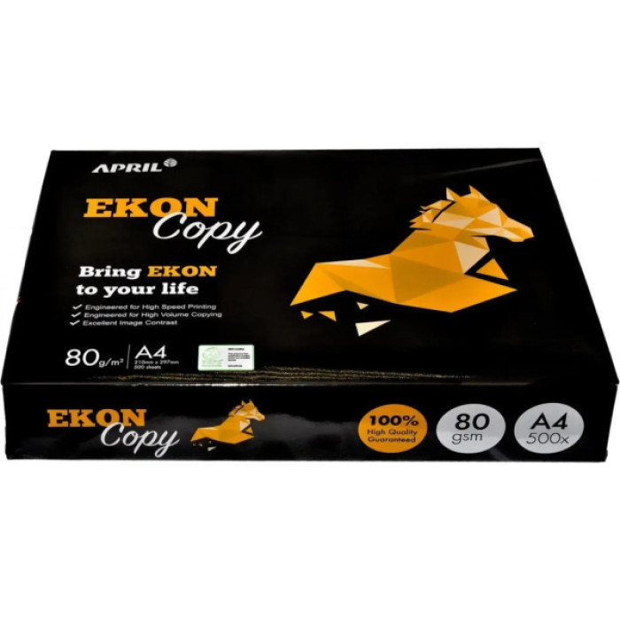Папір A4, 80 г, 500 л, APRIL EKON COPY класc C, APRIL (OP-EKON-A4-80-C)
