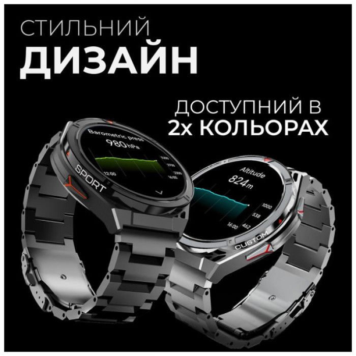 Смарт-годинник HiFuture active black-yellow (active.black-yellow)