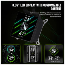 Система рідинного охолодження Gamemax GLACIER 360 LCD BK