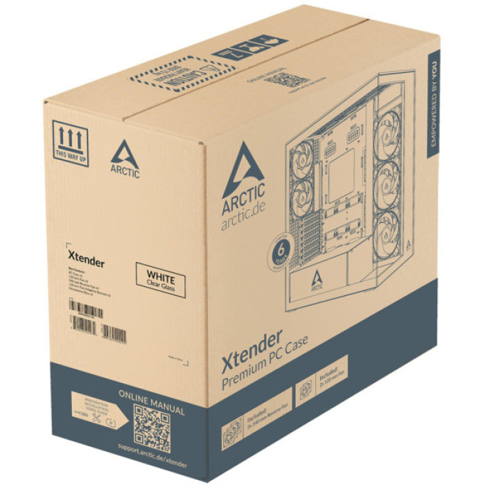 Корпус Arctic XTENDER WHT (ACPCC00014A)