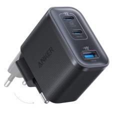 Зарядний пристрій Anker 2xUSB-C PD70W + 1xUSB black (A121AL11)