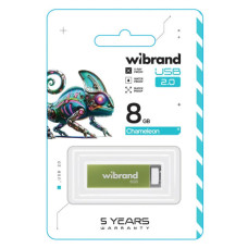 USB флеш накопичувач Wibrand 8GB Chameleon Green USB 2.0 (WI2.0/CH8U6LG)