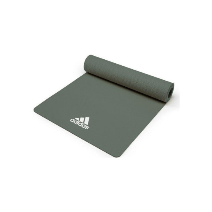 Килимок для йоги Adidas Yoga Mat Уні 176 х 61 х 0,8 см Темно-зелений (ADYG-10100RG)