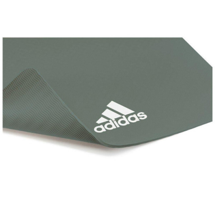 Килимок для йоги Adidas Yoga Mat Уні 176 х 61 х 0,8 см Темно-зелений (ADYG-10100RG)
