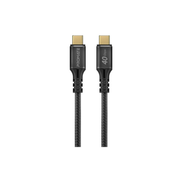 Дата кабель USB-C to USB-C 1.0m Promate (powerbolt240-1m.black)