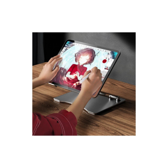 Підставка до ноутбука RTAKO RS-CP75A Dual-Layer Carbon Steel Laptop Stand (6930539527331)