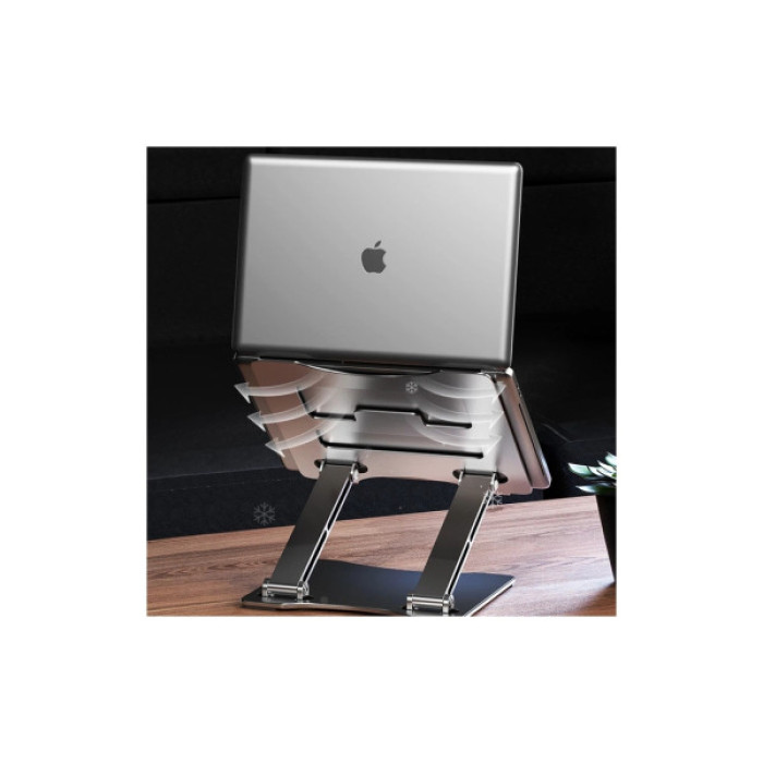 Підставка до ноутбука RTAKO RS-CP75A Dual-Layer Carbon Steel Laptop Stand (6930539527331)