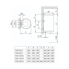 Бойлер TIKI TGR150N_PRIMEM150 (700174)