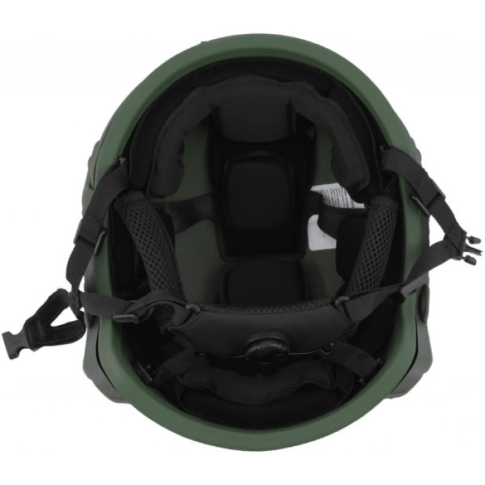 Шолом військовий Ukrainian Armor FAST Устраш 1.0, розмір M, зелений (FASTMRG)