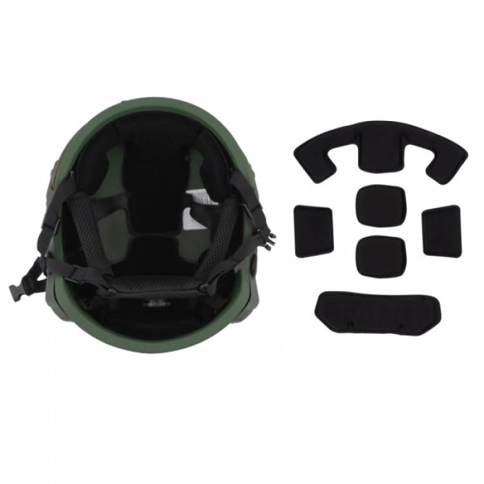 Шолом військовий Ukrainian Armor FAST Устраш 1.0, розмір M, зелений (FASTMRG)
