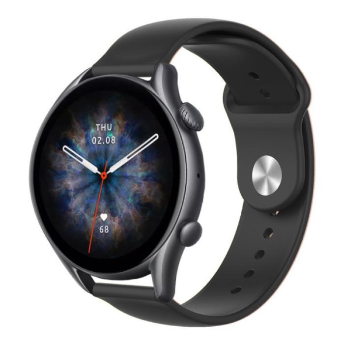 Ремінець до смарт-годинника Armorstandart Silicone Watch Strap 22mm Black (ARM80669)