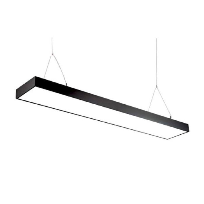 Світильник Євросвітло Sign-48 підвісний лінійний на тросах 48Вт 4200К чорний
