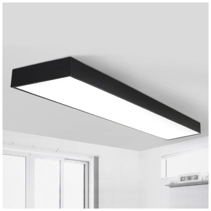 Світильник Євросвітло Sign-48 підвісний лінійний на тросах 48Вт 4200К чорний